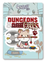 Dungeons and Cats Sticker