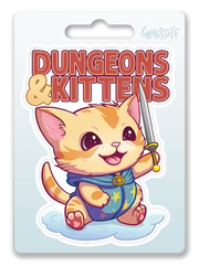 Dungeons & Kittens Sticker
