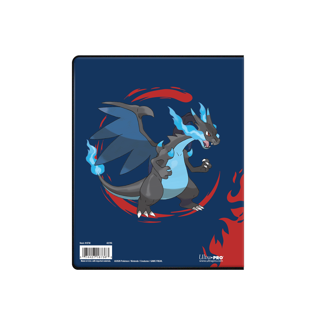 Ultra Pro Pokémon - 4-Pocket Pro Binder: Mega Charizard X & Y