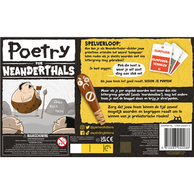 Poetry for Neanderthals - NL