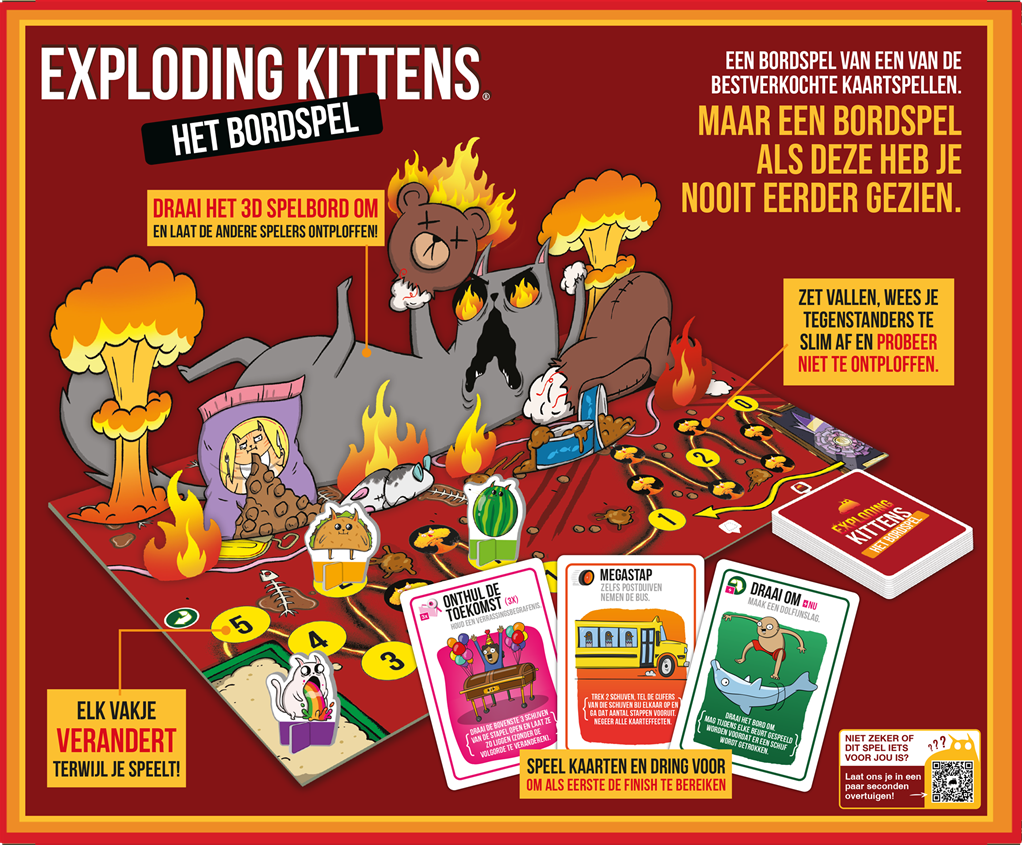 Exploding Kittens - het bordspel