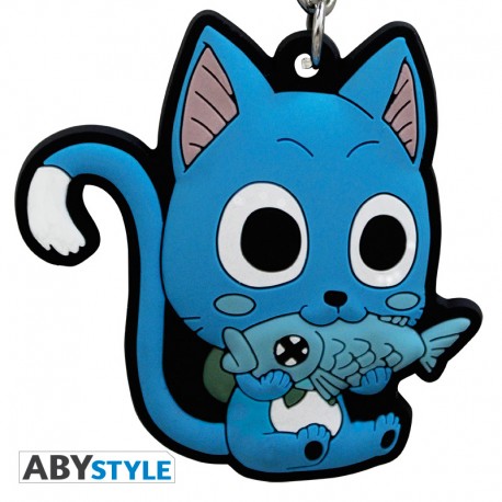 FAIRY TAIL - PVC Keychain - Happy