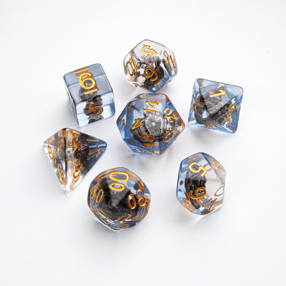 DICE EMBRACED SERIES CURSED SHIP RPG DICE SET 7PCS