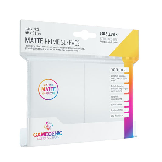Gamegenic : Sleeves Matte Prime White (100)