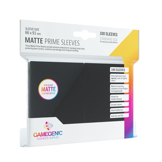 Gamegenic : Sleeves Matte Prime Black (100)