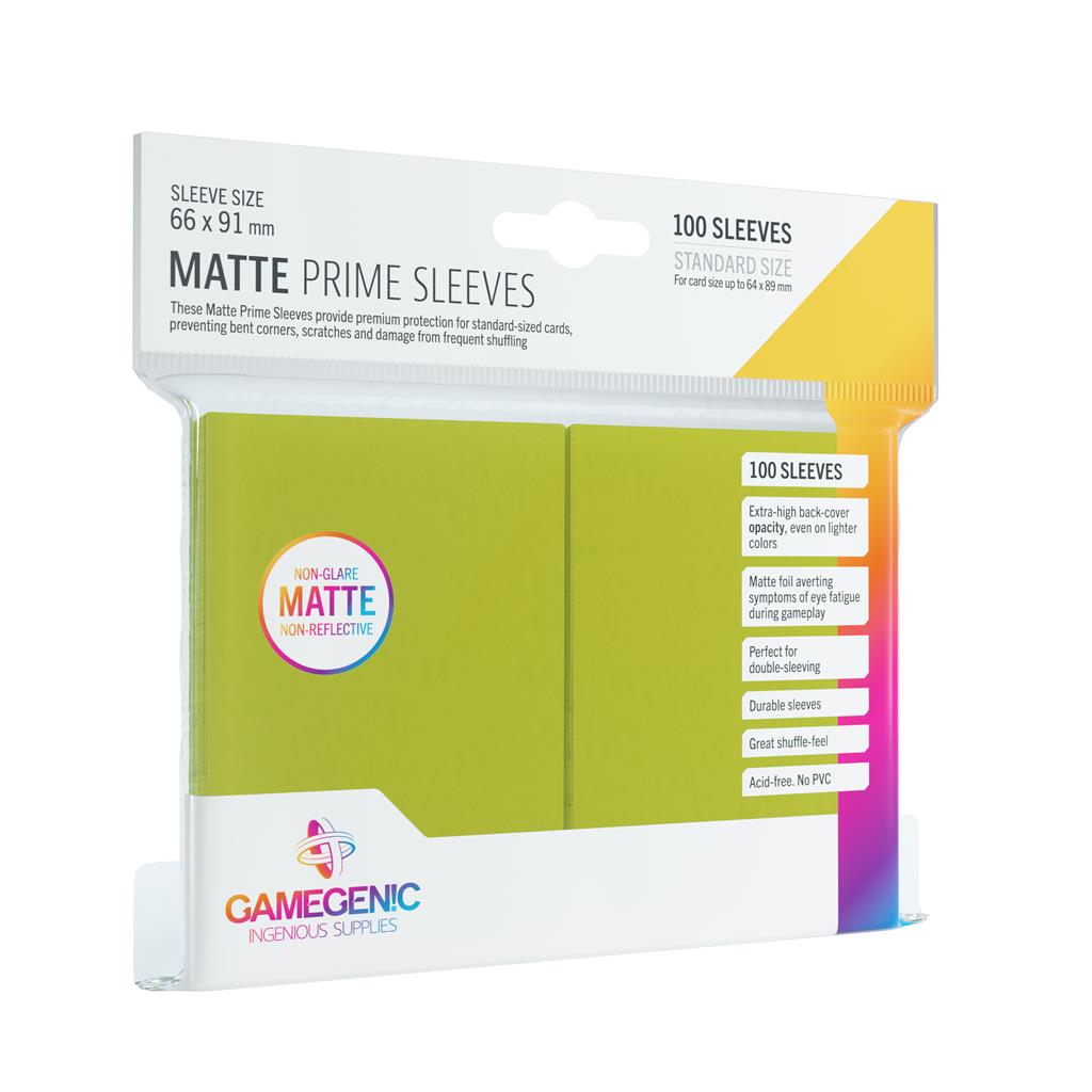 Gamegenic - Sleeves Matte Prime Lime (100)