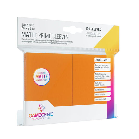 Gamegenic : Sleeves Matte Prime Oranje (100)