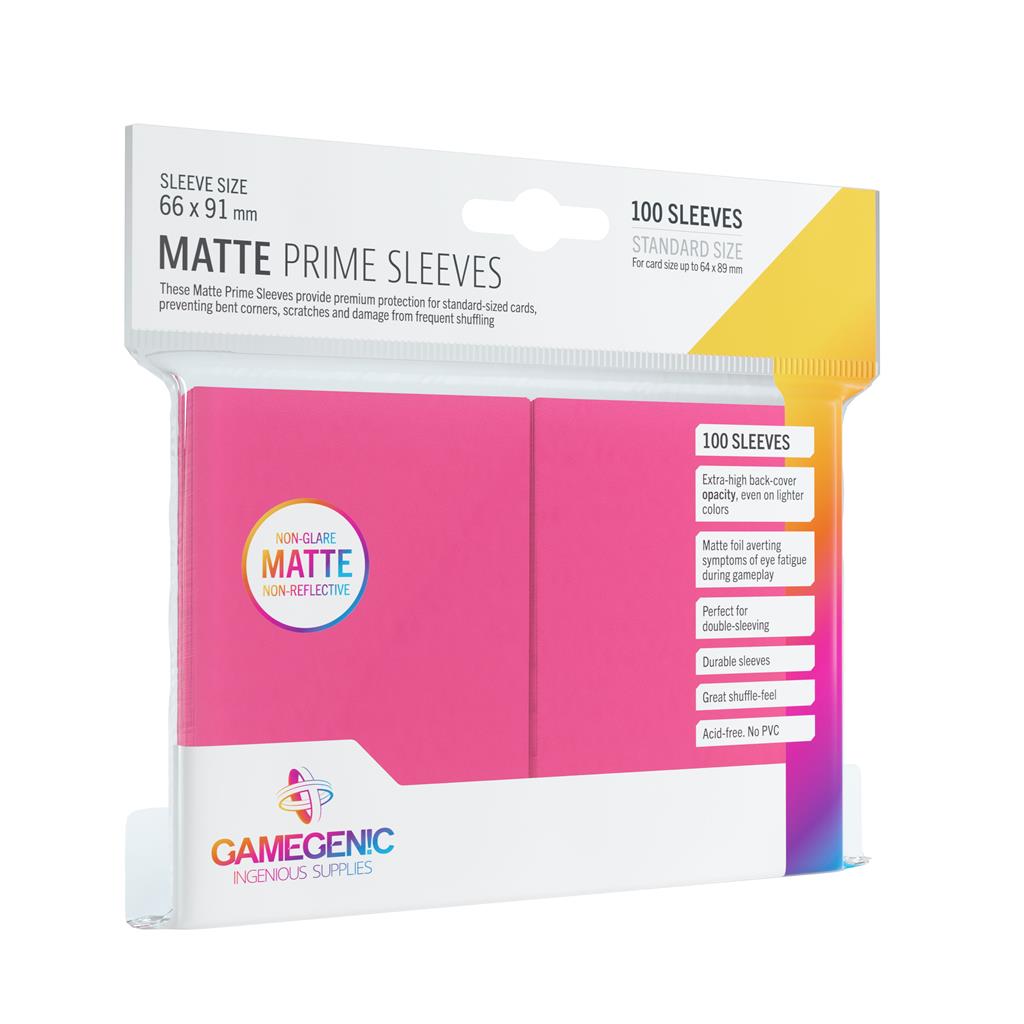 Gamegenic : Sleeves Matte Prime Pink (100)