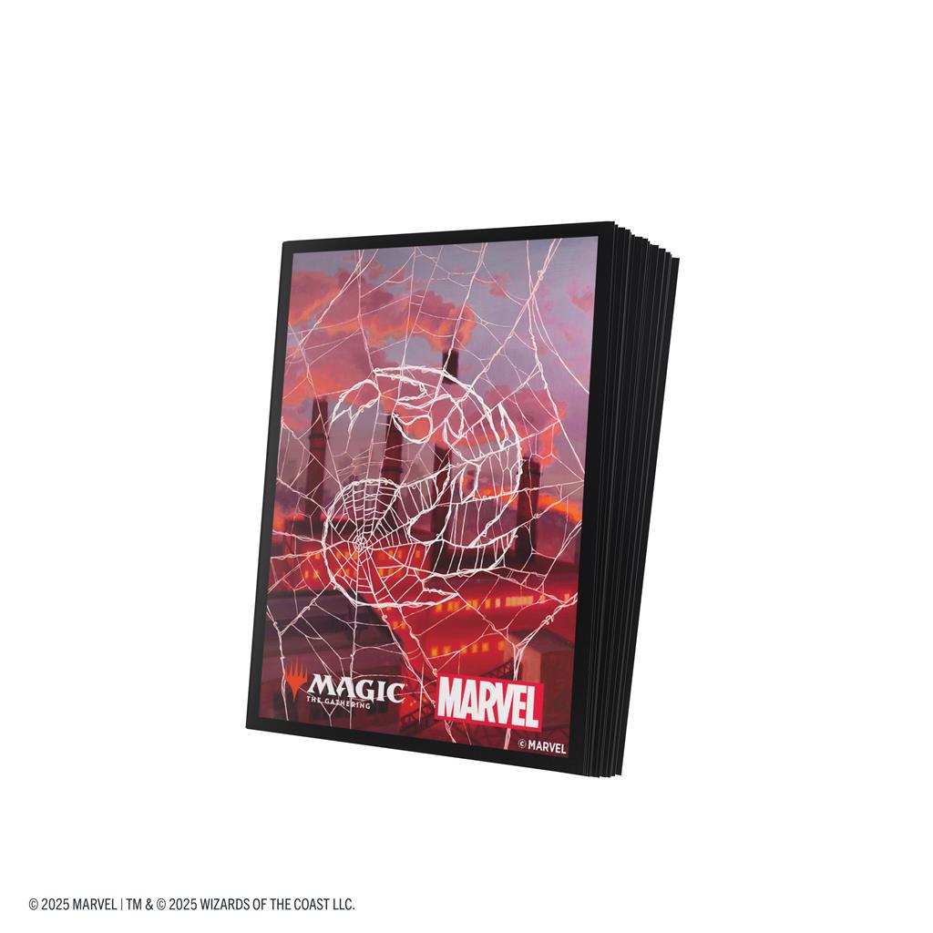 Magic: The Gathering | Marvel's Spider-Man Premium Art Sleeves - Spider-Man Mountain