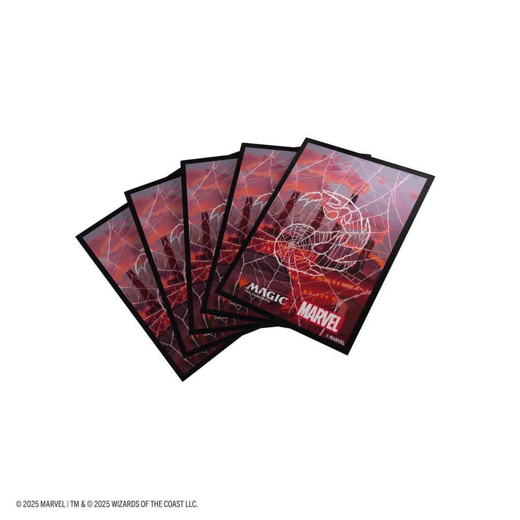 Magic: The Gathering | Marvel's Spider-Man Premium Art Sleeves - Spider-Man Mountain