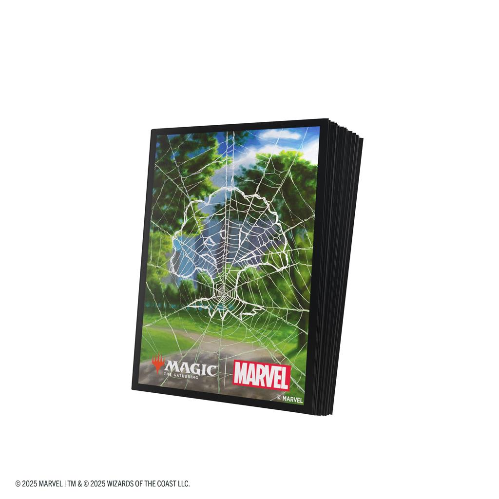 Magic: The Gathering | Marvel's Spider-Man Premium Art Sleeves - Spider-Man Forest
