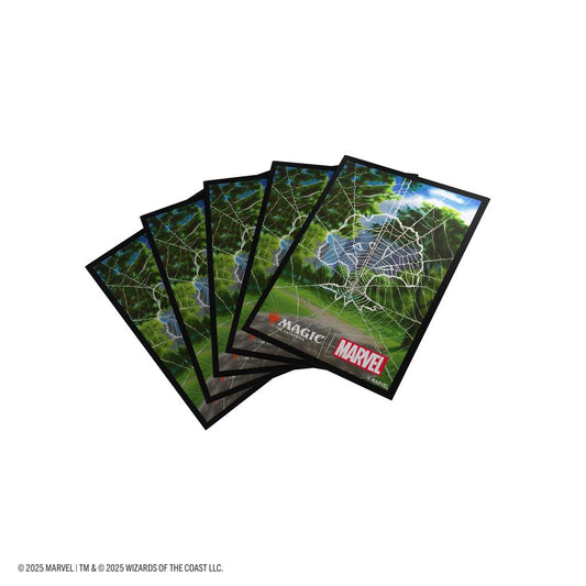 Magic: The Gathering | Marvel's Spider-Man Premium Art Sleeves - Spider-Man Forest