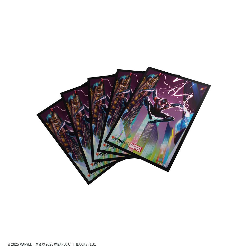 Magic: The Gathering | Marvel's Spider-Man Premium Art Sleeves - Spider-Man Miles Morales