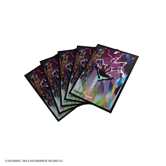 Magic: The Gathering | Marvel's Spider-Man Premium Art Sleeves - Spider-Man Miles Morales