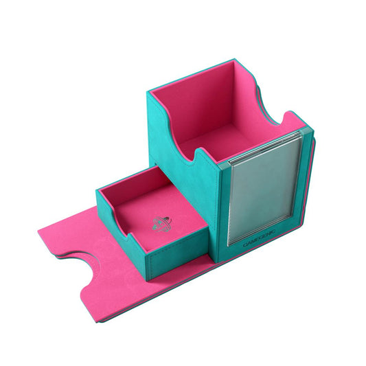 GameGenic - DECKBOX Sidekick Pro 100+ XL Teal/Pink