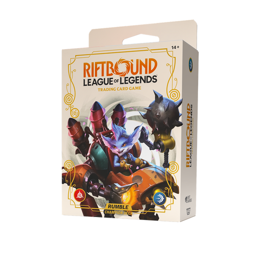 Riftbound TCG - League of Legends Spiritedforged Champion Deck : Rumble