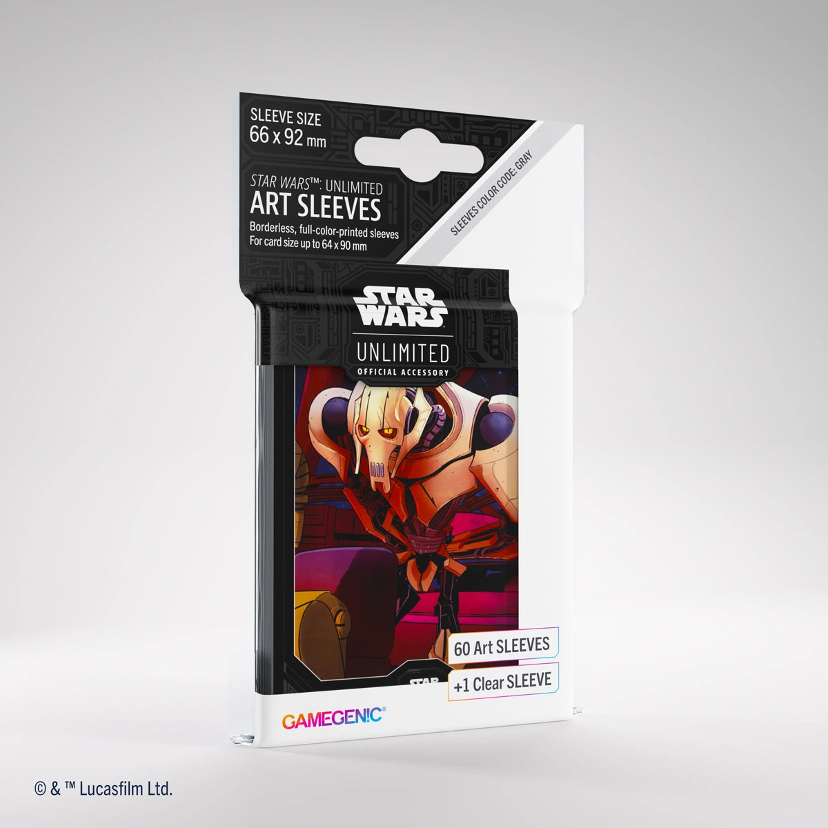 Gamegenic : Star Wars Unlimited - Art Sleeves General Grievous