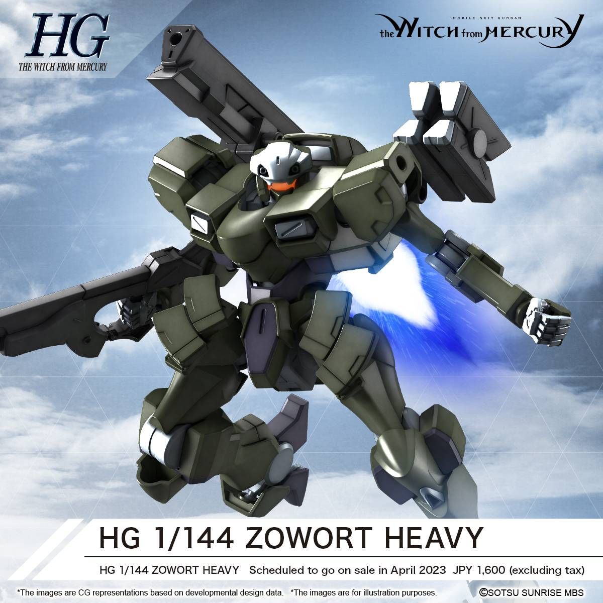 F/D-20 Zowort Heavy HGTWFM 1/144