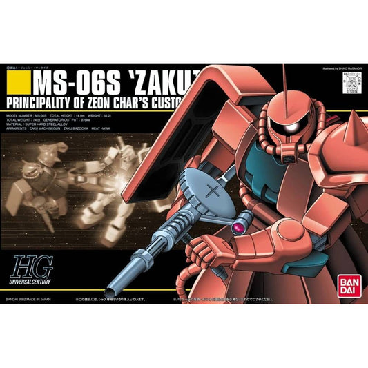 MS-06S Zaku II Char Aznable Use HGUC 1/144