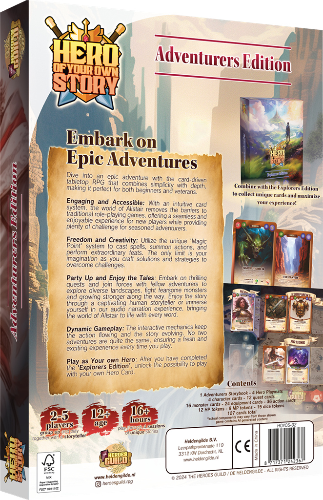 Hero of Your Own Story Adventures Edition
