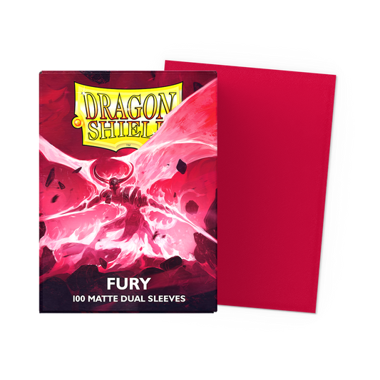 Dragon Shield Dual Matte sleeves (100) - Fury