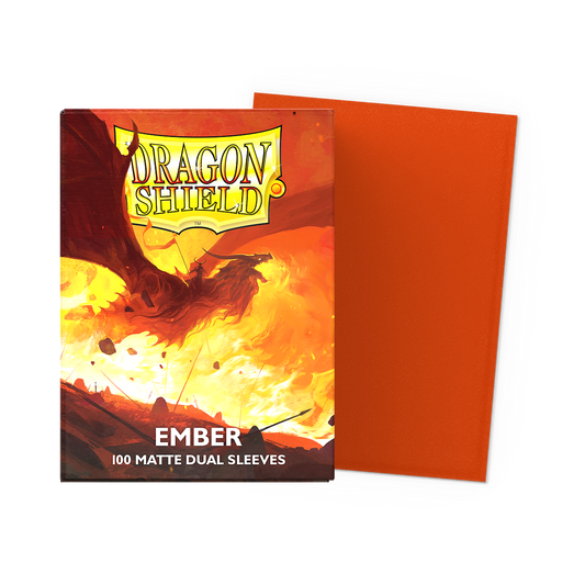 Dragon Shield Dual Matte sleeves (100) - Ember