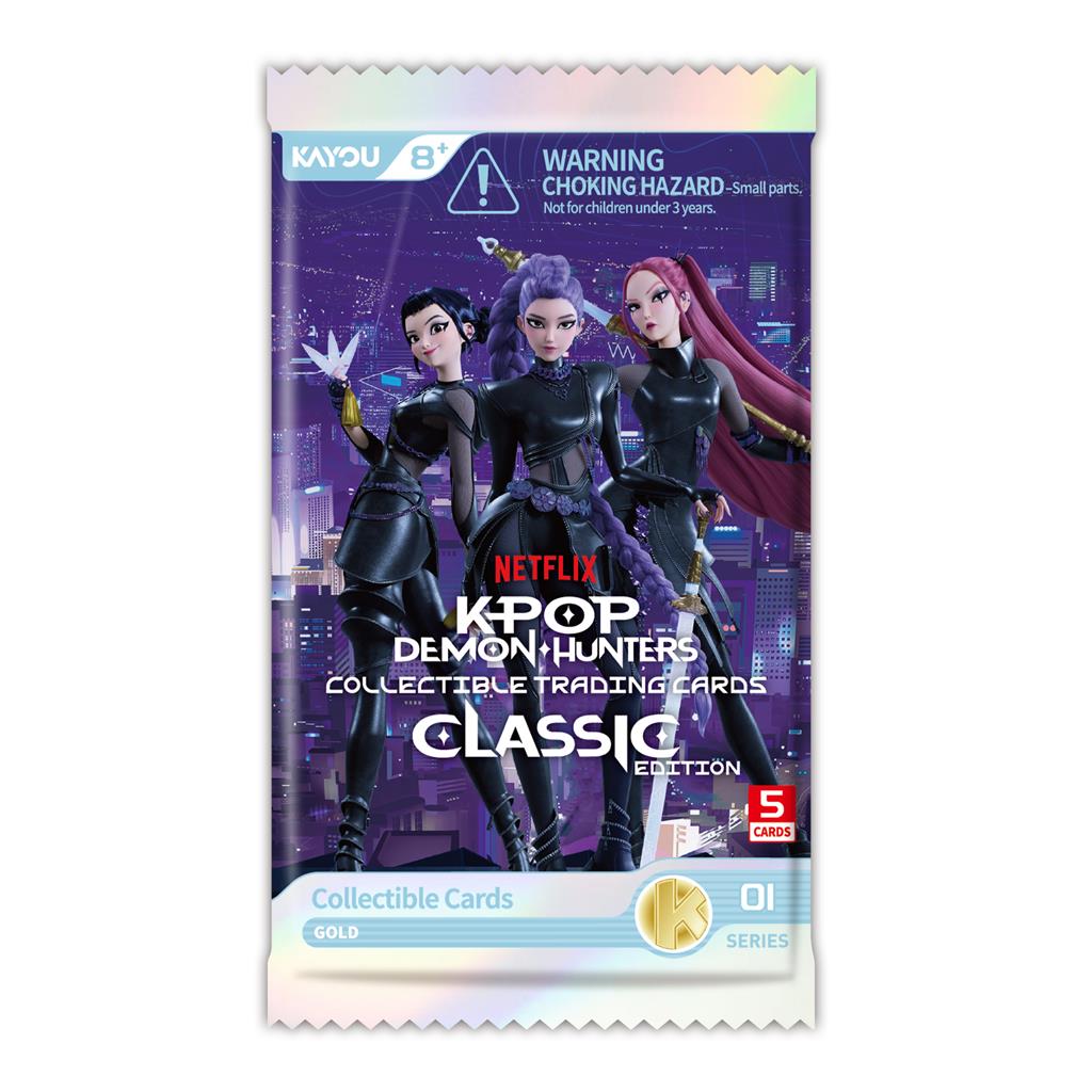 KPop Demon Hunters -Collectible Trading Cards- Classic Edition Booster