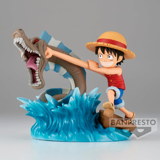 One Piece - World Collectable Figure ( WCF ) : Log Stories - Monkey . D . Luffy VS Locale Sea Monster