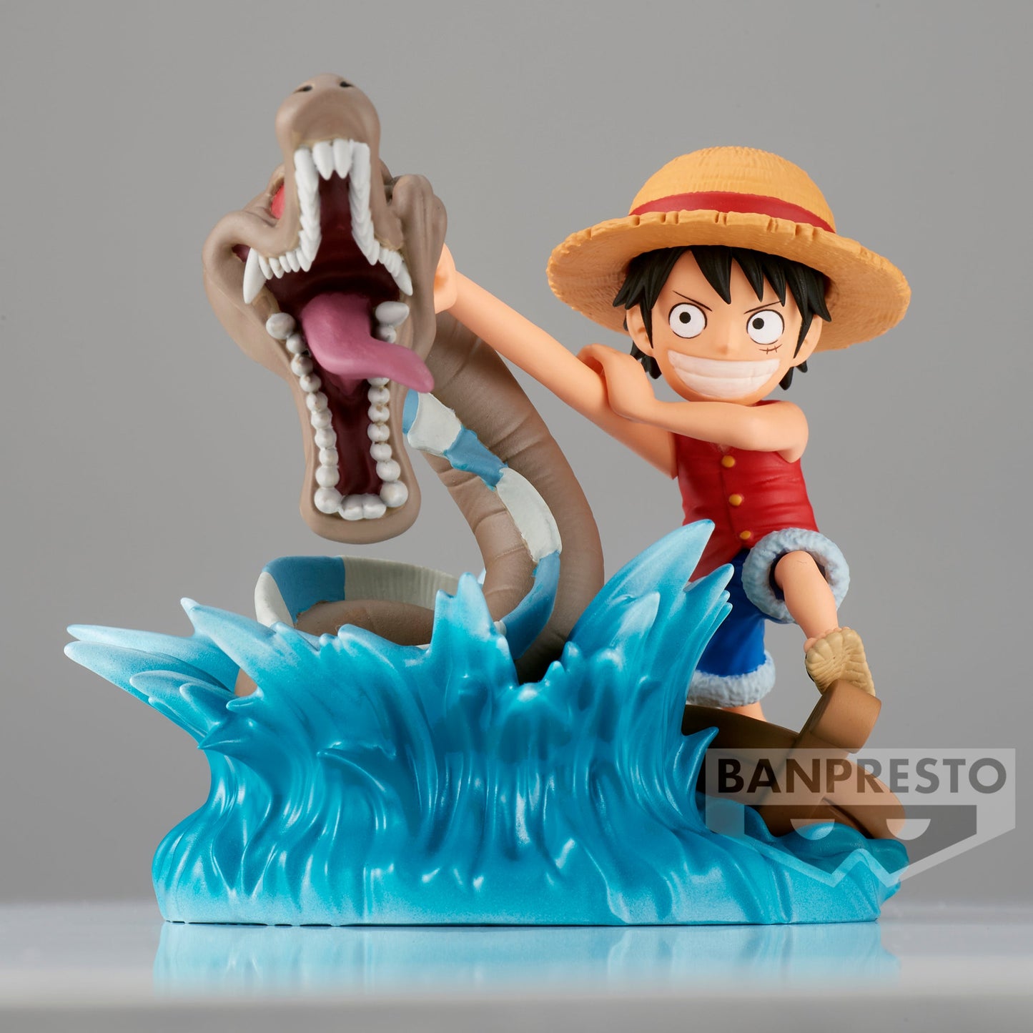 One Piece - World Collectable Figure ( WCF ) : Log Stories - Monkey . D . Luffy VS Locale Sea Monster