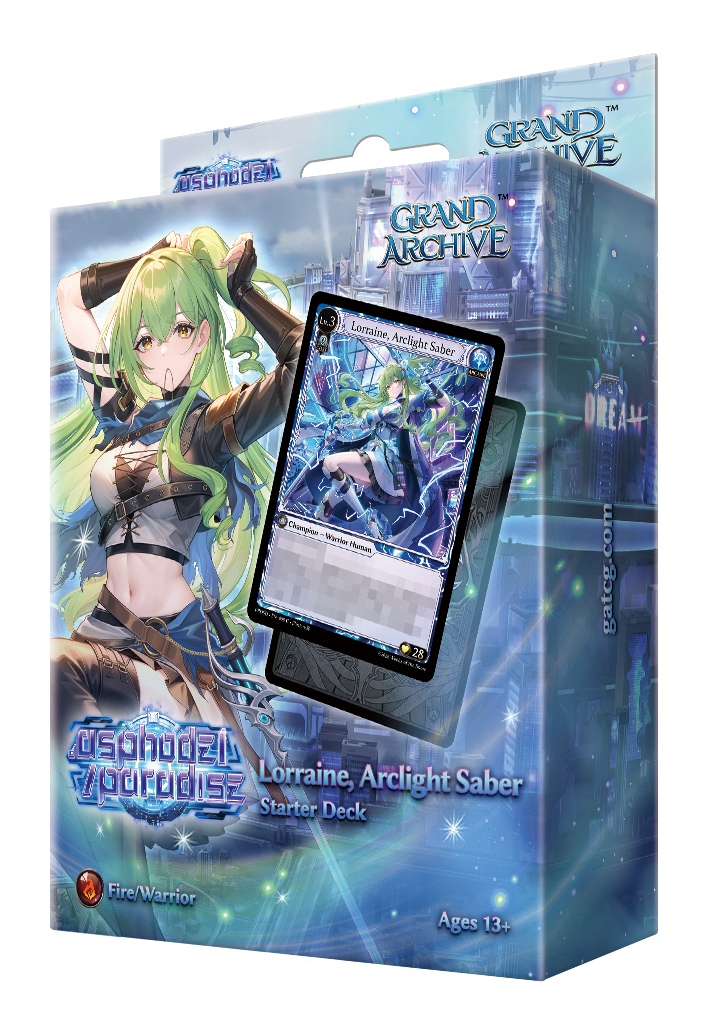 Grand Archive TCG - .asphodel/paradise: Starter Deck : Lorraine, Arclight Saber