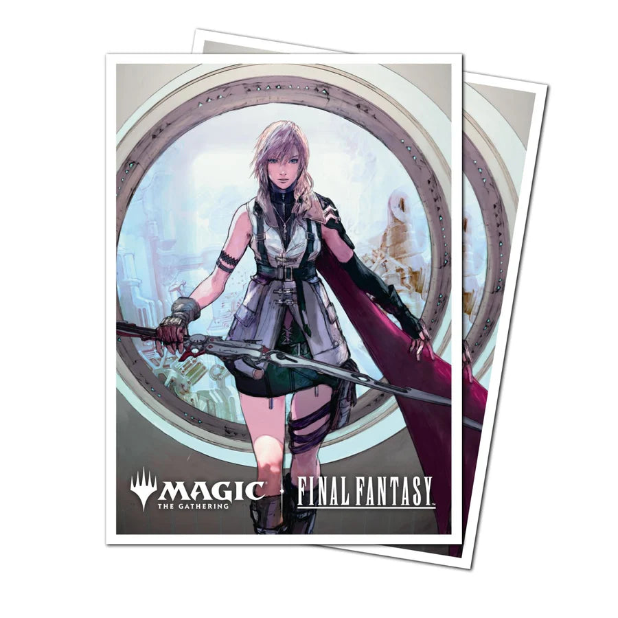 MAGIC: THE GATHERING®—FINAL FANTASY™ Lightning, Army of One 105ct APEX Deck Protector sleeves for Magic: The Gathering