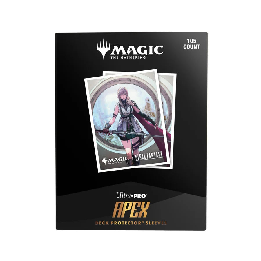 MAGIC: THE GATHERING®—FINAL FANTASY™ Lightning, Army of One 105ct APEX Deck Protector sleeves for Magic: The Gathering