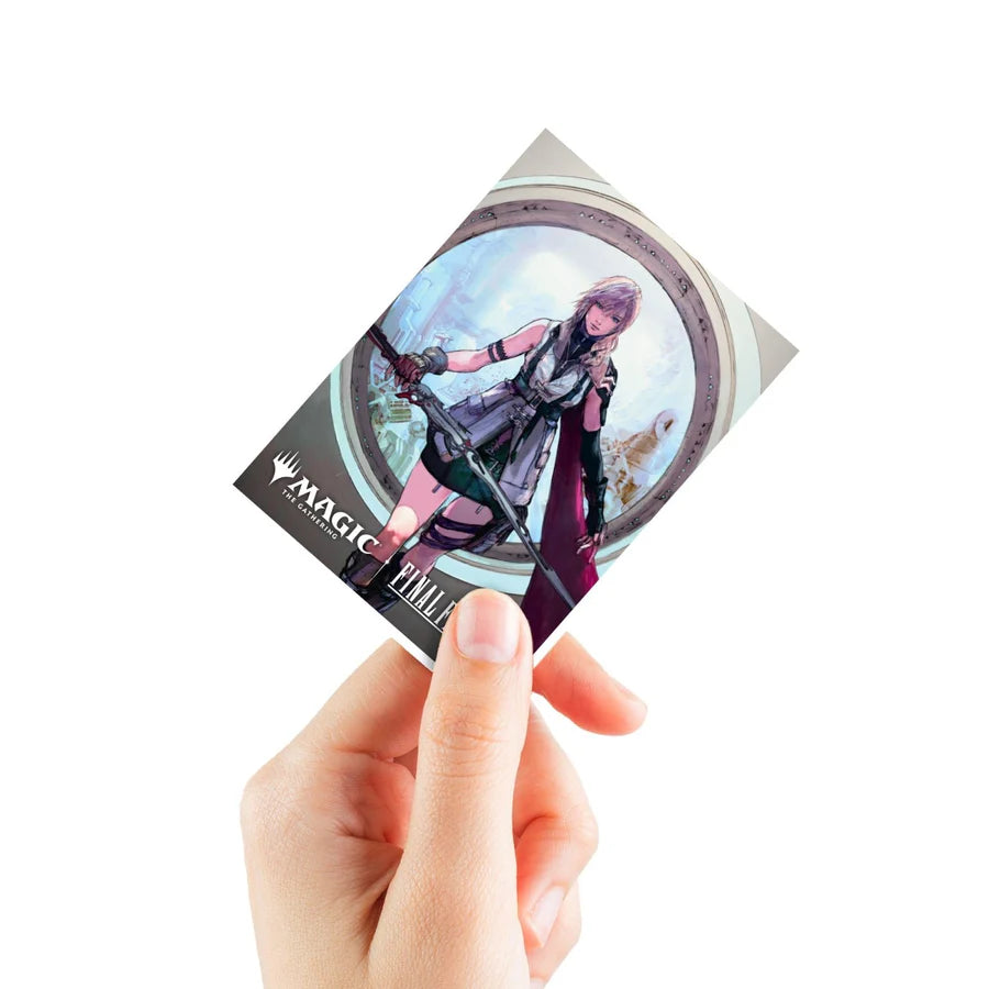 MAGIC: THE GATHERING®—FINAL FANTASY™ Lightning, Army of One 105ct APEX Deck Protector sleeves for Magic: The Gathering