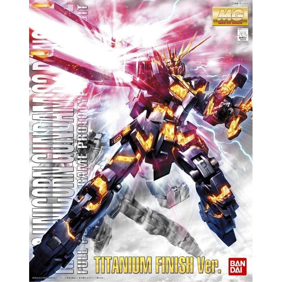 RX-0 Unicorn Gundam 02 Banshee Titanium Finish Ver. MG 1/100