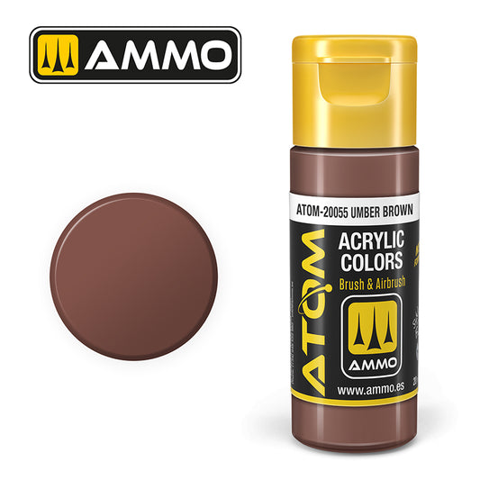 Ammo - Mig : Atom - Umber Brown 20ML