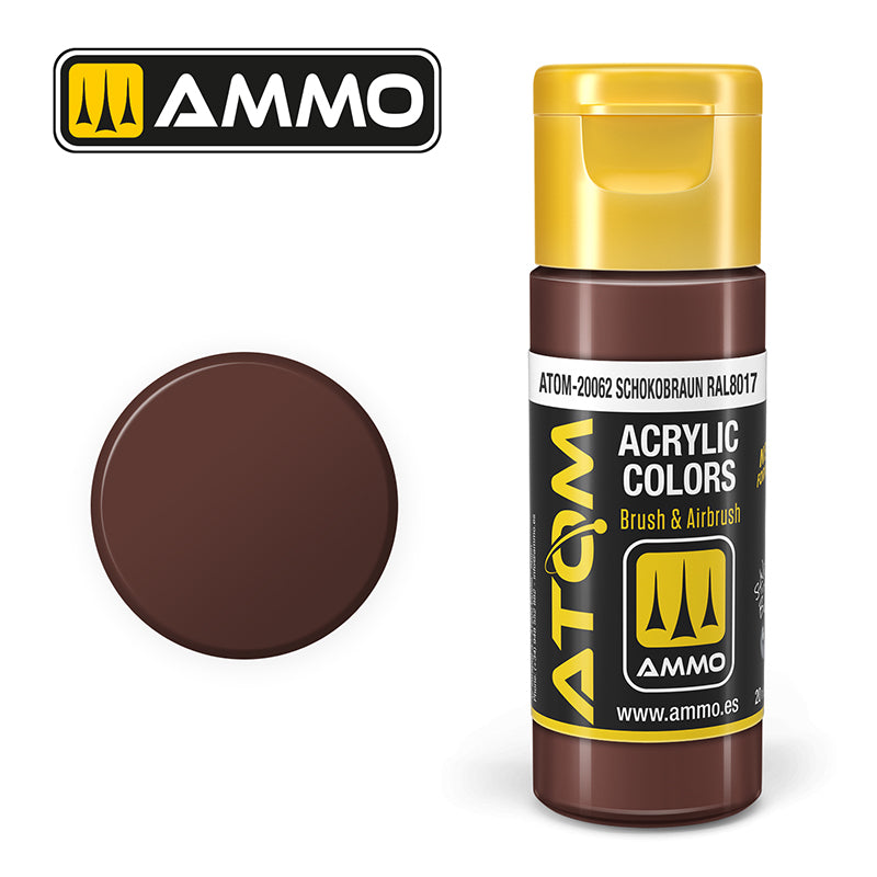 Ammo - Mig : Atom - Schokobraun RAL8017 20ML