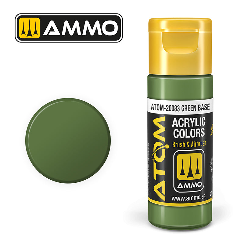 Ammo - Mig : Atom - Green Base 20ML