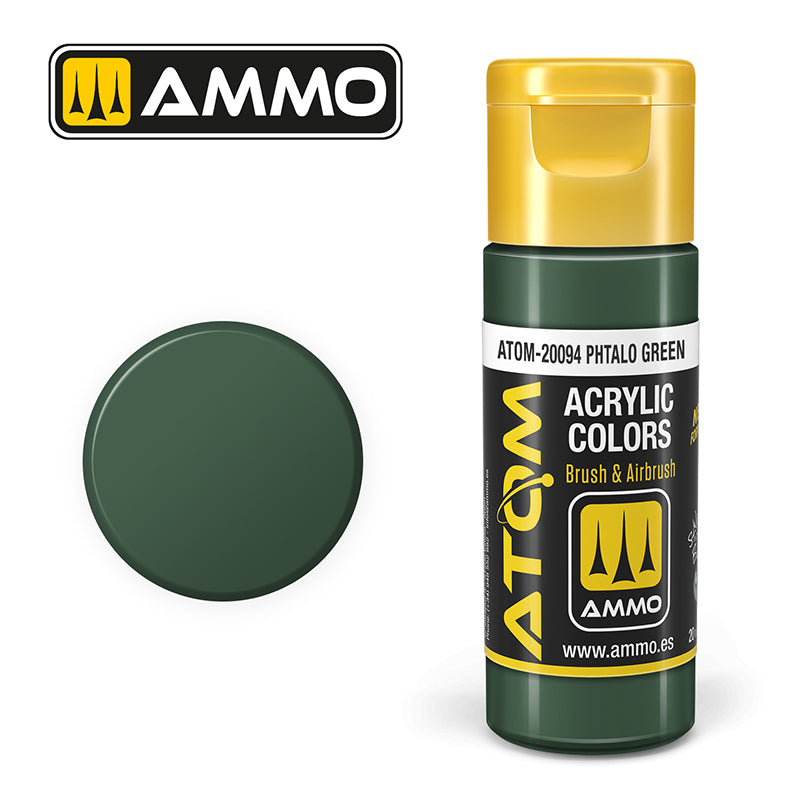 Ammo - Mig : Atom - Phtalo Green 20ML