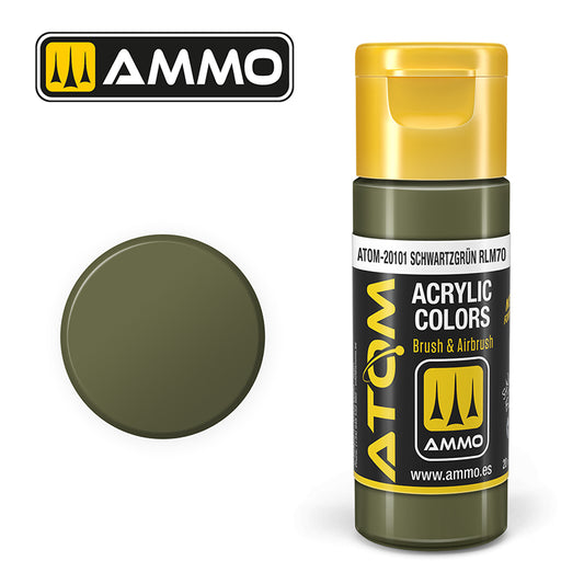 Ammo - Mig : Atom - Schwartzgrun RLM70 20ML