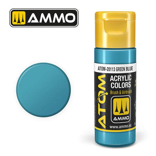 Ammo - Mig : Atom - Green Blue 20ML