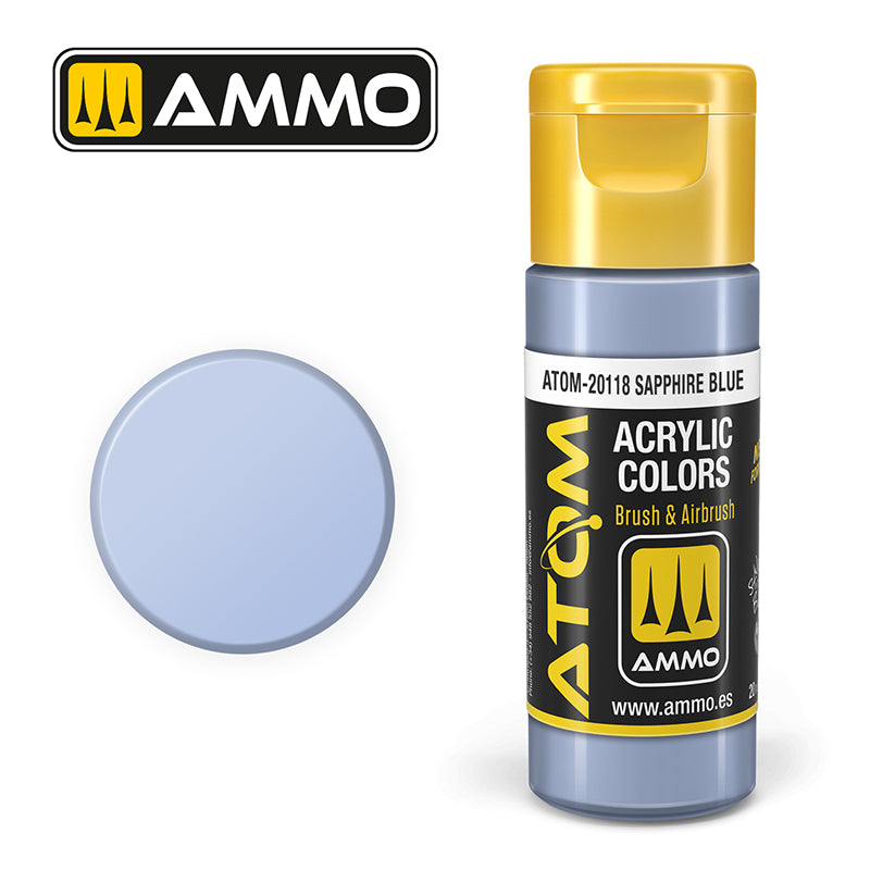 Ammo - Mig : Atom - Sapphire Blue 20ML