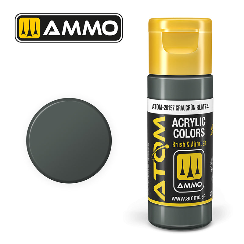 Ammo - Mig : Atom - Graugrun RLM74 20ML