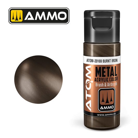 Ammo - Mig : Atom - Burnt Iron 20ML