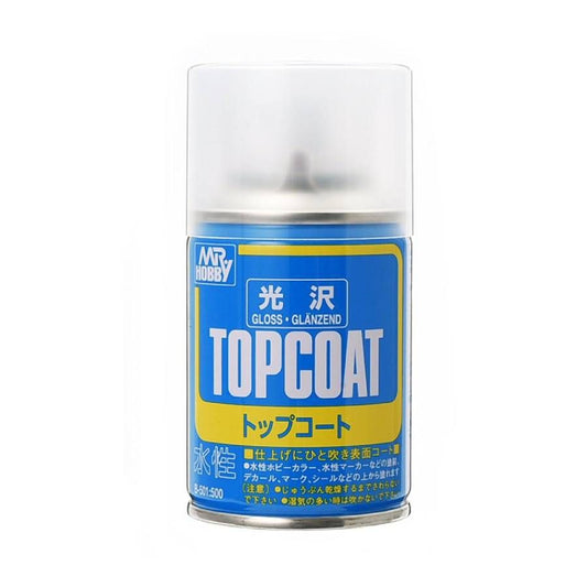 Mr.Hobby : Mr. Top Coat - Gloss ( Glanzend ) Spray 86ml B-501