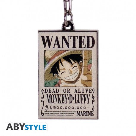ONE PIECE - Wanted Luffy Keychain