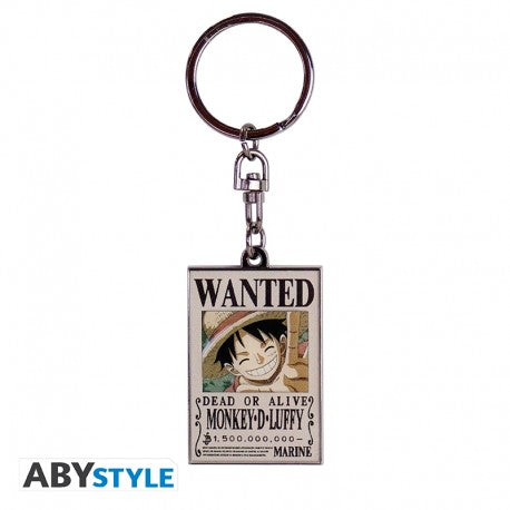 ONE PIECE - Wanted Luffy Keychain