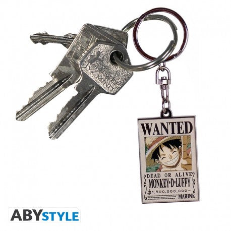 ONE PIECE - Wanted Luffy Keychain