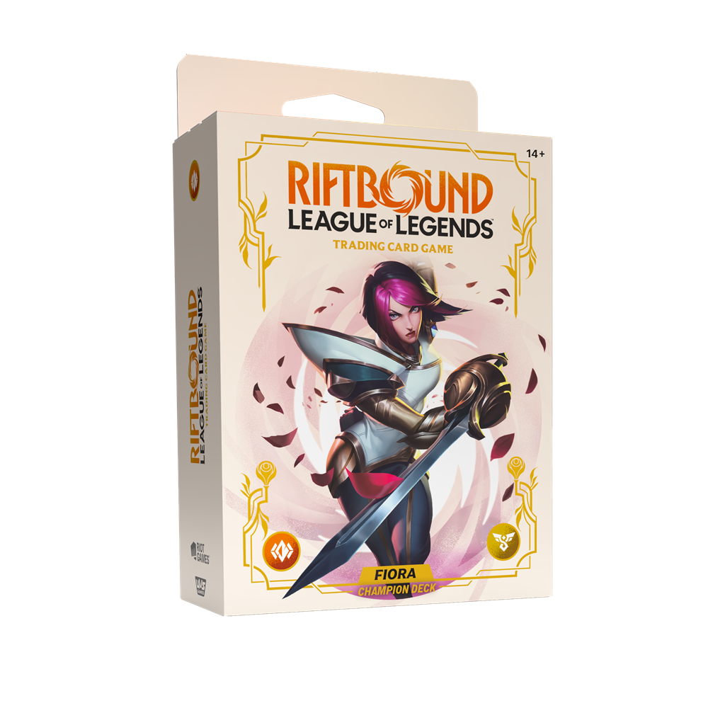 Riftbound TCG - League of Legends Spiritedforged Champion Deck : Fiora
