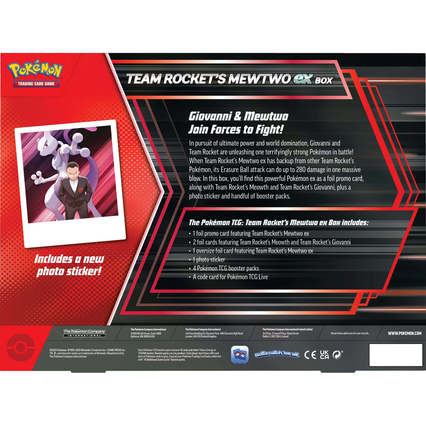 Pokemon - Team Rocket’s Mewtwo ex Box 