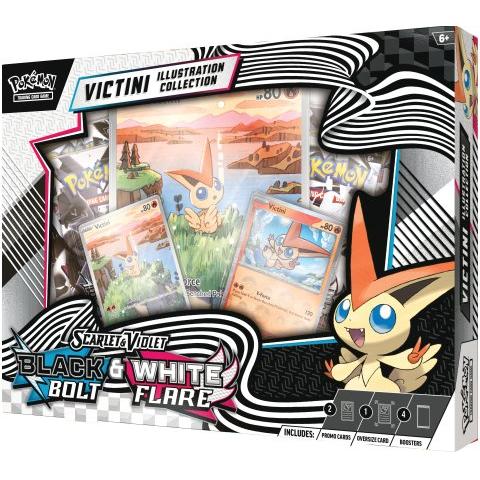 Pokemon TCG : Scarlet & Violet - Black Bolt & White Flare illustration collection - Victini